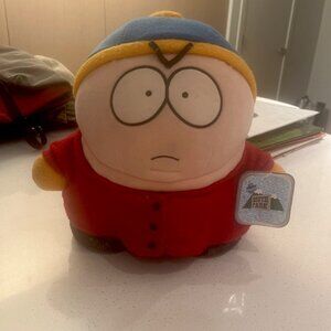 South Park 13” Eric Cartman Plush Comedy Central 1998 RARE Weighted Feet (Tag)